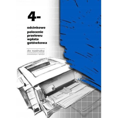 F-112-2 4-odcinkowe polecenie przelewu A4 100 kartek Michalczyk i Prokop F-112-2 4-odcinkowe polecenie przelewu A4 100 kartek Michalczyk i Prokop