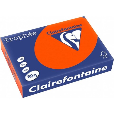 Papier ksero A4 80g TROPHEE czerwień kardynalska XCA41873 CLAIREFONTAINE Papier ksero A4 80g TROPHEE czerwień kardynalska XCA41873 CLAIREFONTAINE