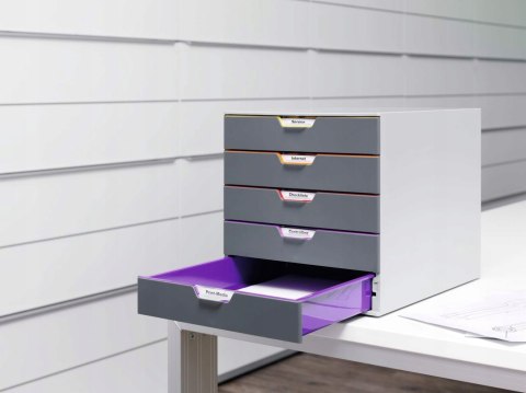 Pojemnik VARICOLOR z 5 szufladkami 760527 DURABLE Pojemnik VARICOLOR z 5 szufladkami 760527 DURABLE