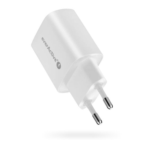 Ładowarka sieciowa 230V EVERACTIVE SC-250Q 1xUSB-A 18W biała Ładowarka sieciowa 230V EVERACTIVE SC-250Q 1xUSB-A 18W biała