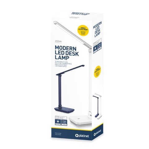 Lampka biurkowa led PLATINET granatowa 5W z akumulatorem 6000mAh (45241) Lampka biurkowa led PLATINET granatowa 5W z akumulatorem 6000mAh (45241)