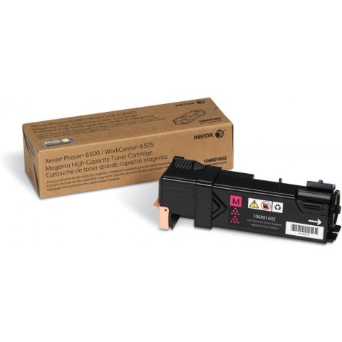 Toner XEROX (106R01602) purpurowy 2500str Phaser 6500N/WC6505 HI Toner XEROX (106R01602) purpurowy 2500str Phaser 6500N/WC6505 HI