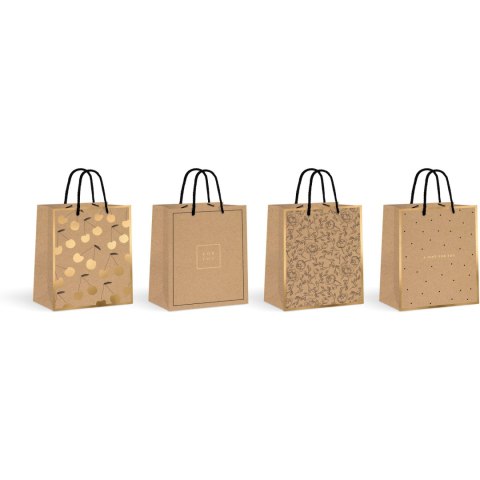 Torebka prezentowa KRAFT (12szt.) 18x23x10cm INTERDRUK Torebka prezentowa KRAFT (12szt.) 18x23x10cm INTERDRUK