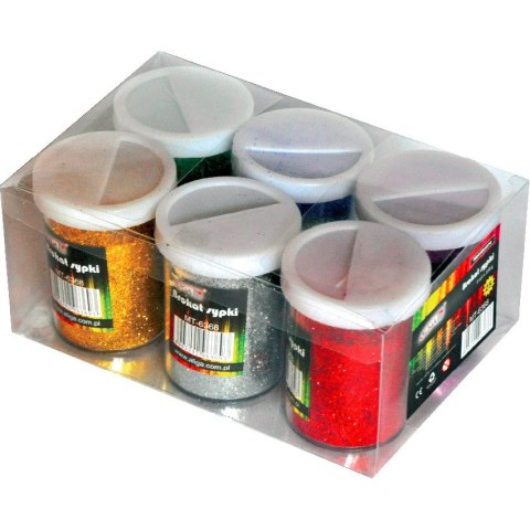 Brokat sypki 6 kol.x100g MT-6368 Aliga Brokat sypki 6 kol.x100g MT-6368 Aliga