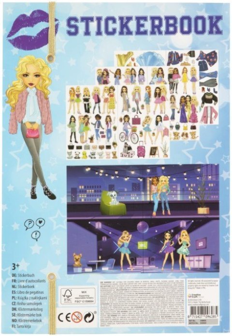 Książka z naklejkami Moda 140001 BESTIES Książka z naklejkami Moda 140001 BESTIES