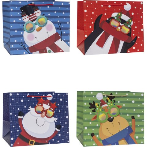 Torebka ozdobna TBN-24187-WB 31x37x26cm (12szt) ROZETTE Torebka ozdobna TBN-24187-WB 31x37x26cm (12szt) ROZETTE