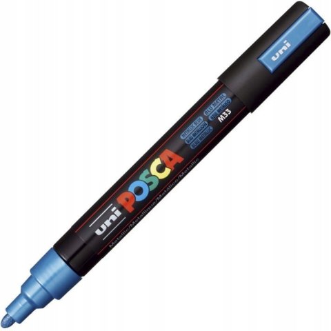 Marker z farbą plakatową UNI Posca PC-5M, nr.33 niebieski Marker z farbą plakatową UNI Posca PC-5M, nr.33 niebieski