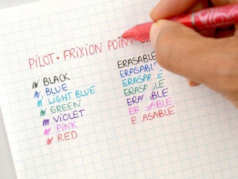 Pióro kulkowe FRIXION POINT 0,5 różowy BL-FRP5-P PILOT Pióro kulkowe FRIXION POINT 0,5 różowy BL-FRP5-P PILOT