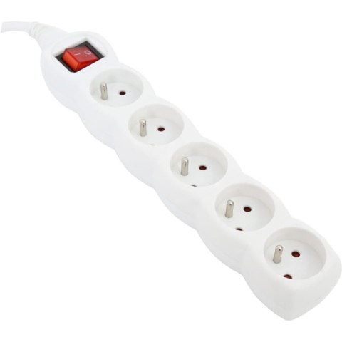 Listwa zasilająca 5g/3m biała OMEGA 16A/3500W uziemienie (41343) Listwa zasilająca 5g/3m biała OMEGA 16A/3500W uziemienie (41343)