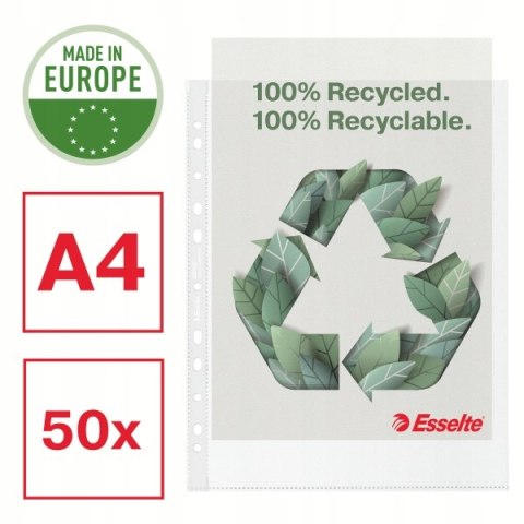 Koszulka groszkowa A4 Recycled Premium PP 70 mic. opakowanie 50sztuk Maxi 627502 ESSELTE Koszulka groszkowa A4 Recycled Premium PP 70 mic. opakowanie 50sztuk Maxi 627502 ESSELTE