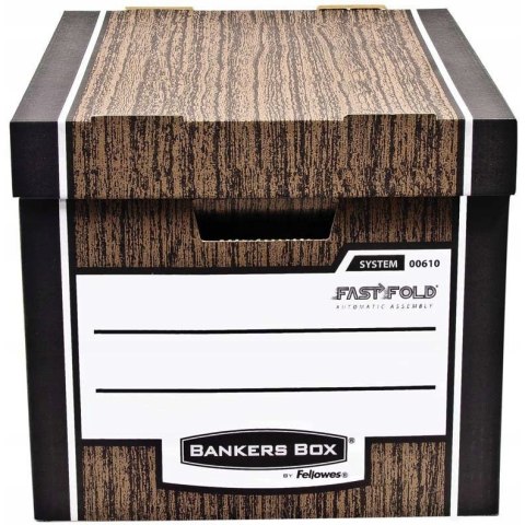 Pudło archiwizacyjne WOODGRAIN bankers box brązowe (10szt.) 0061002 FELLOWES Pudło archiwizacyjne WOODGRAIN bankers box brązowe (10szt.) 0061002 FELLOWES