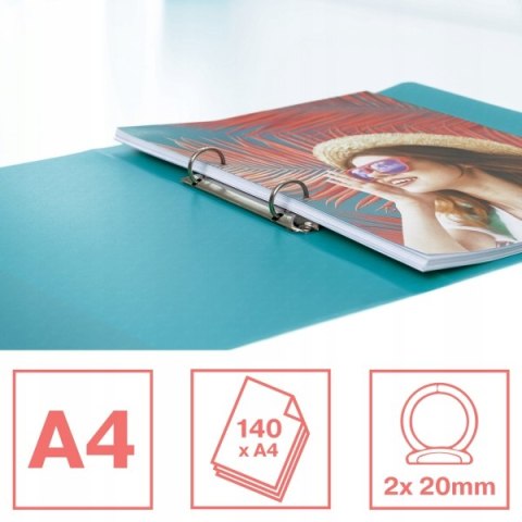 Segregator ringowy Esselte Colour`Breeze 2 RR 25 mm niebieski 626242 Segregator ringowy Esselte Colour`Breeze 2 RR 25 mm niebieski 626242