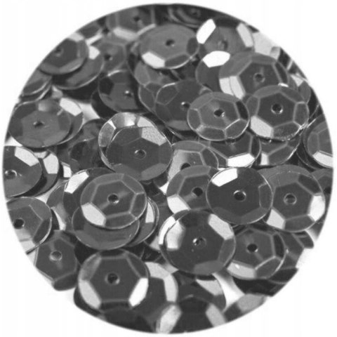 Cekiny błyszczące 6mm szare B210 BREWIS Cekiny błyszczące 6mm szare B210 BREWIS