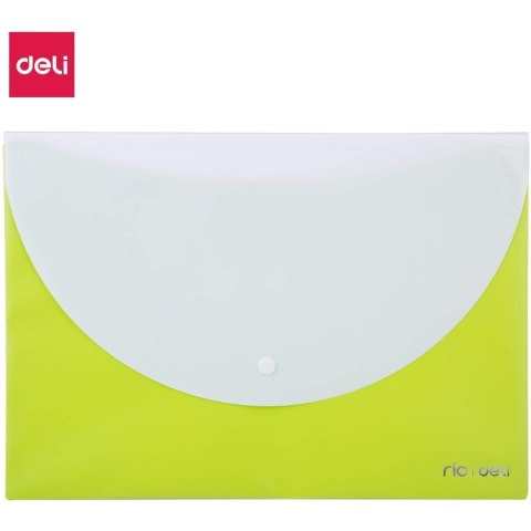 Teczka kopertowa na zatrzask A4 RIO zielona E38977 GREEN DELI Teczka kopertowa na zatrzask A4 RIO zielona E38977 GREEN DELI