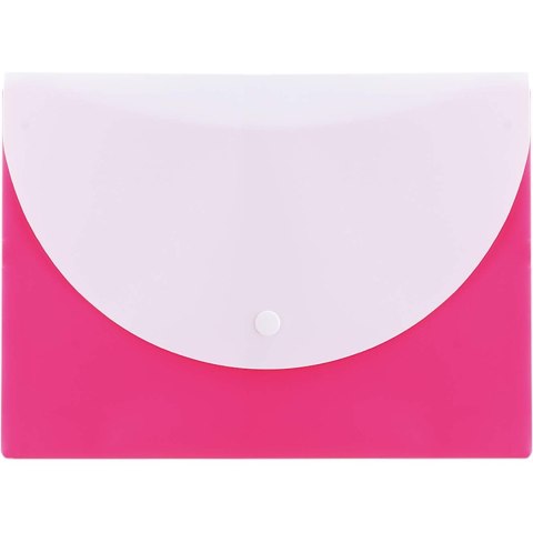 Teczka kopertowa na zatrzask A5 RIO różowa E38978 PINK DELI Teczka kopertowa na zatrzask A5 RIO różowa E38978 PINK DELI