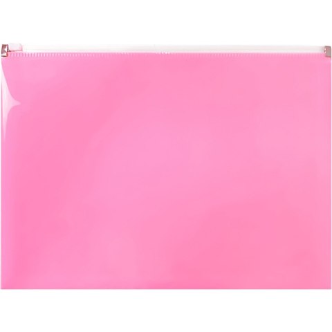 Teczka na suwak A4 PP pastel różowy TSP-A4-01 BIURFOL Teczka na suwak A4 PP pastel różowy TSP-A4-01 BIURFOL