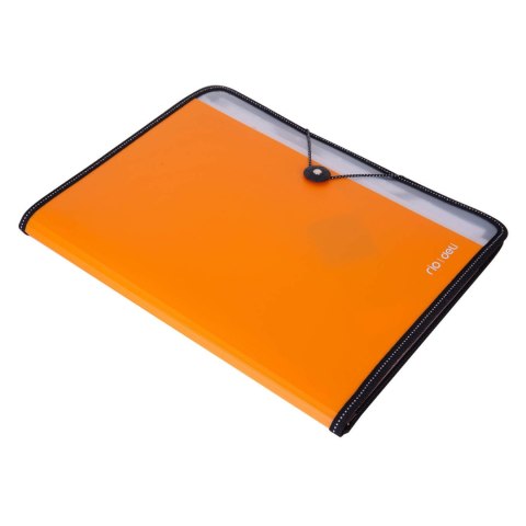 Teczka z gumką A4 7-przegródek RIO pomarańczowa 38965 ORANGE DELI Teczka z gumką A4 7-przegródek RIO pomarańczowa 38965 ORANGE DELI